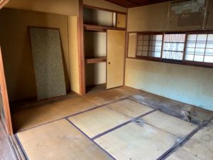 後で聞いてビックリ。。。残置物撤去(^^;　東大阪